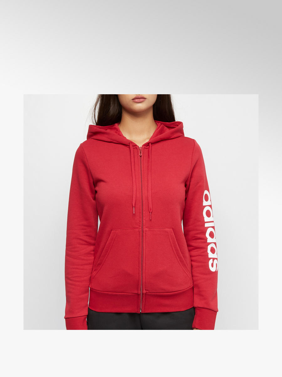 adidas bluza damska z kapturem czerwona adidas bluza damska z kapturem czerwona